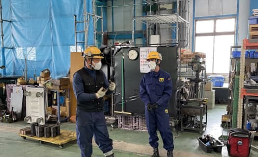 関本組 現場見学の様子